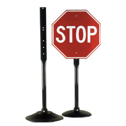 14 Diameter Cast Iron Sign Stand (with bolts & nuts) for signs up to 12 x  18, SKU: K-BASE-14