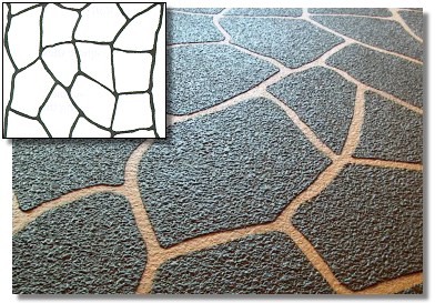 Natural Stone Duro Stencil Kit 4pc